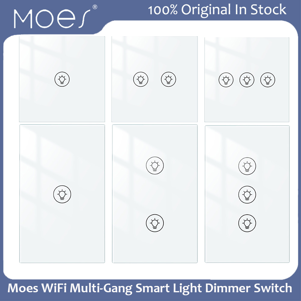 Smart Light Switch Wifi - Interrupteur intelligent multi-gang Moes Tuya avec