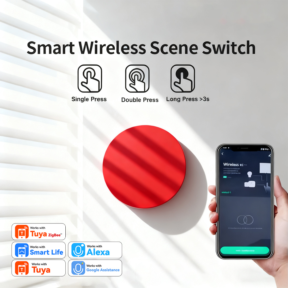 Smart Light Switch Wifi - Pour Tuya Zigbee, interrupteur de scène