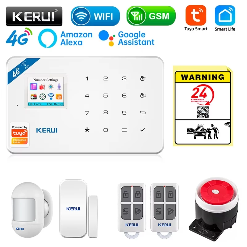 Smart Home Automation Kit - KERUI Activ- Kit de système d'alarme