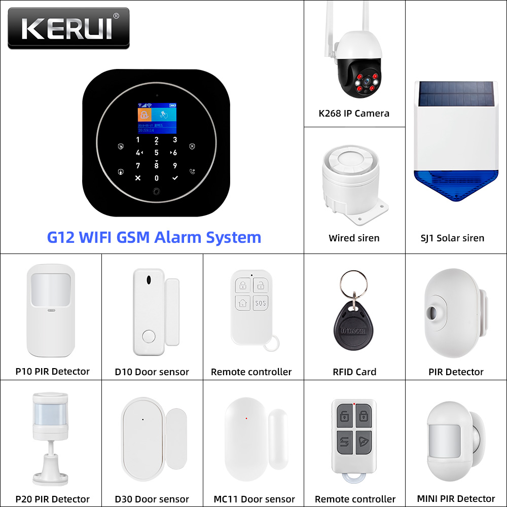 KERUI G12-Système d'alarme dom - Smart Home Automation Kit avis et prix