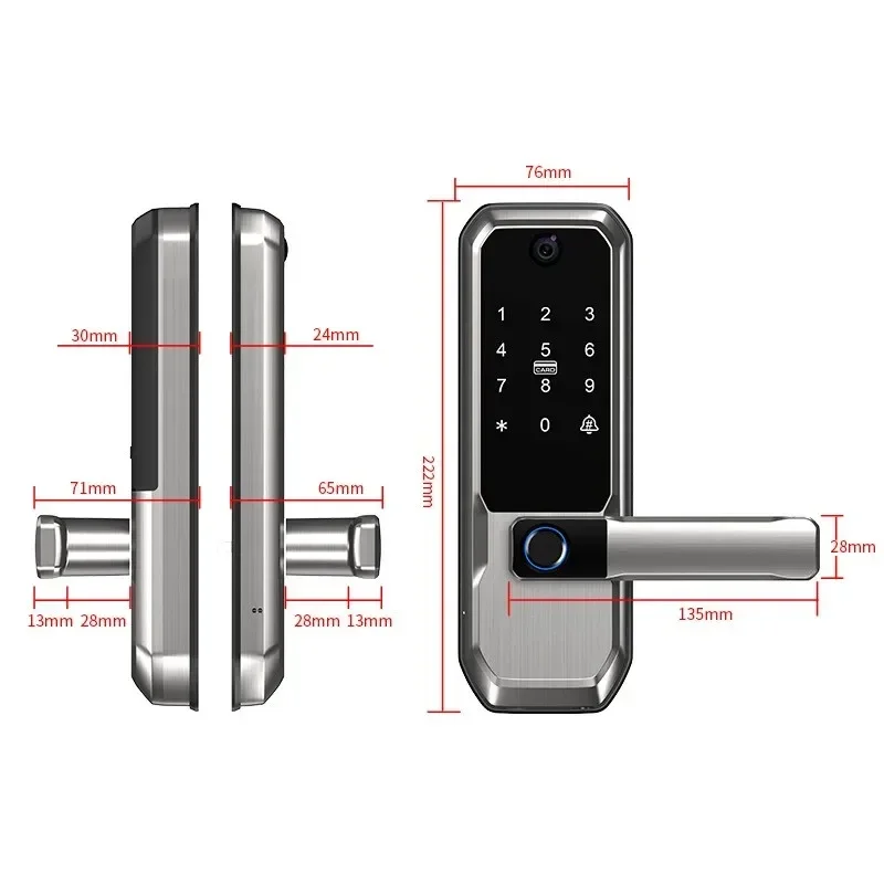 Serrure de porte intelligente  - Smart Door Lock Wifi avis et prix