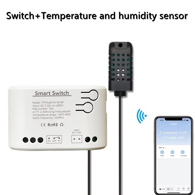 A01F - Interrupteur relais Wi- - Wifi Thermostat avis et prix