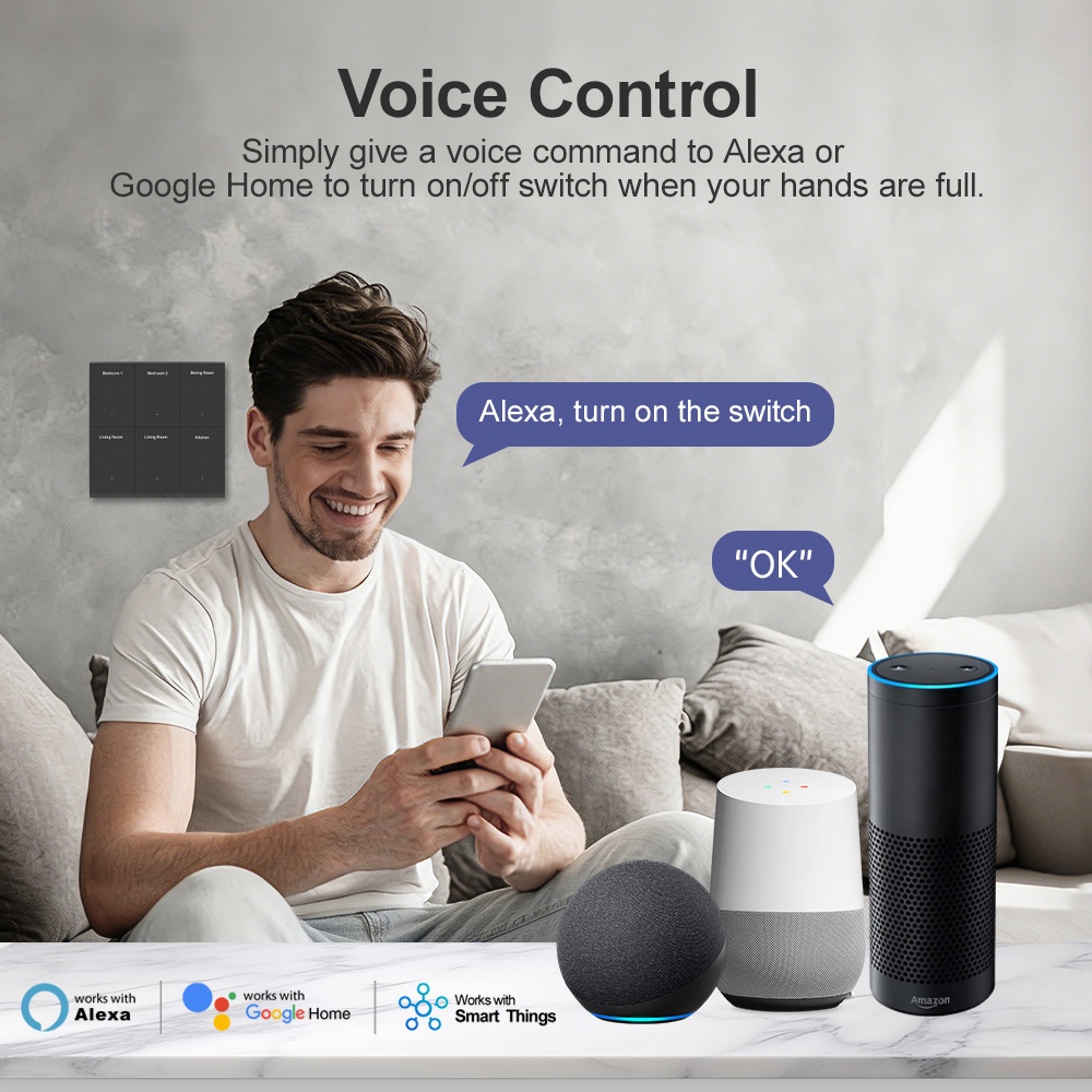 Interrupteur intelligent Manho - Smart Light Switch Wifi avis et prix