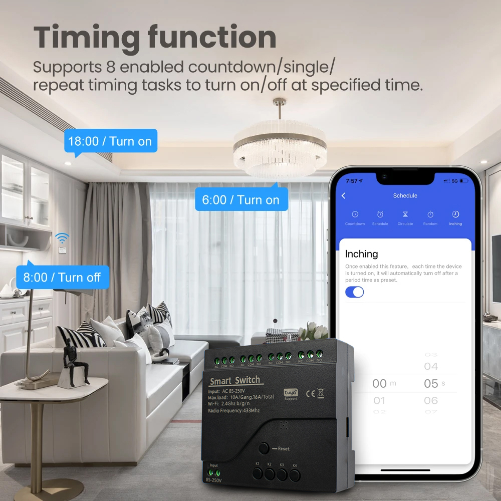 Nouveau module de relais intel - Smart Light Switch Wifi avis et prix