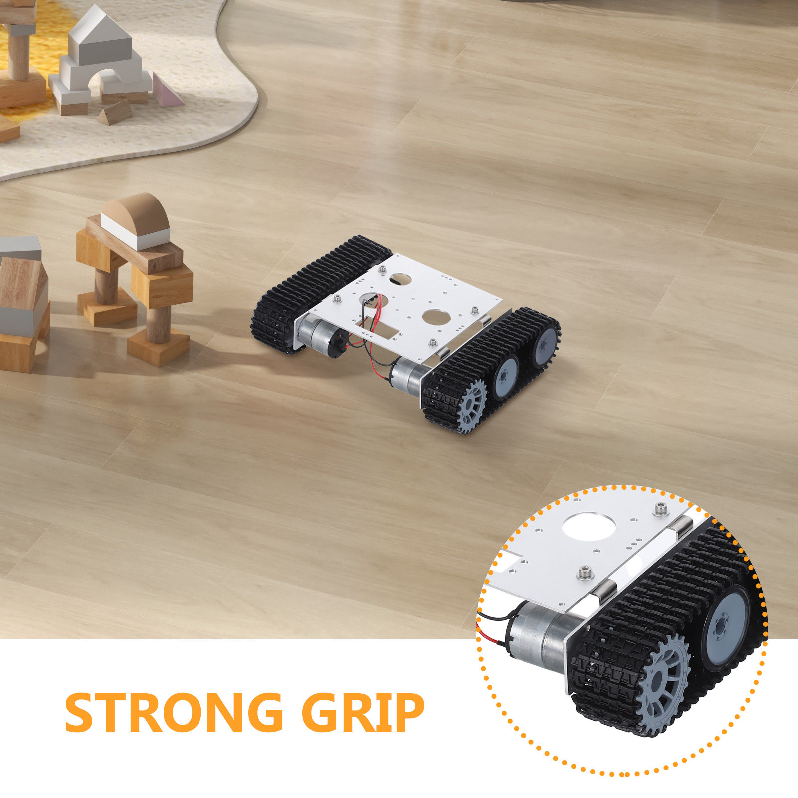 Kit de châssis de char robotiq - Stem Robotics Kit avis et prix