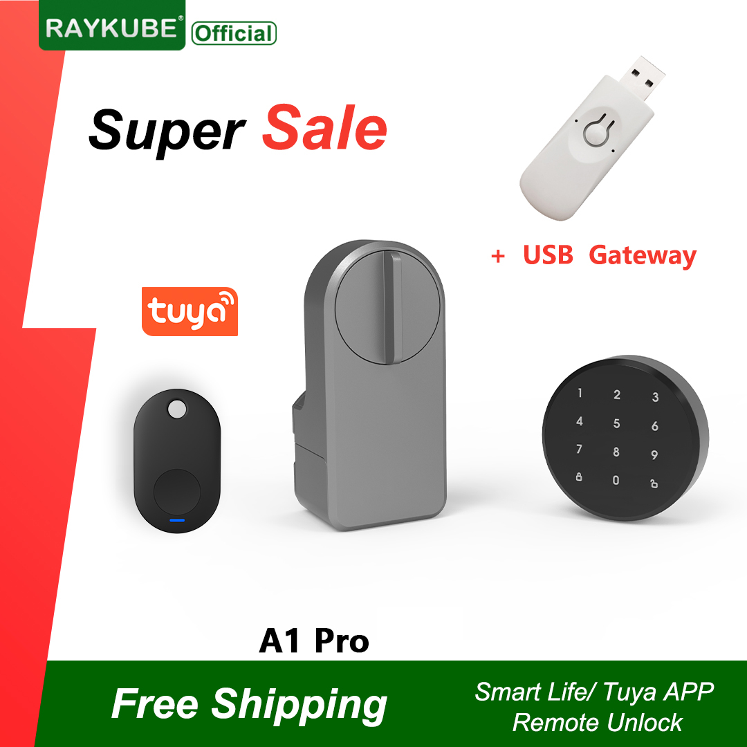 RAYKUBE A1 Pro Tuya BEL ensemb - Smart Door Lock Wifi avis et prix