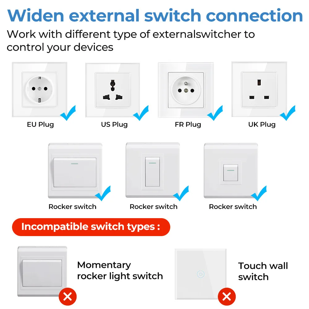 Mini interrupteur intelligent  - Smart Light Switch Wifi avis et prix