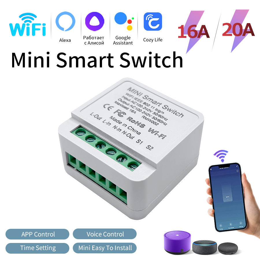 Interrupteur d'éclairage intel - Smart Light Switch Wifi avis et prix