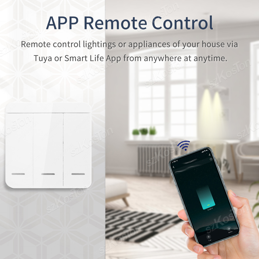 RF433 WiFi commutateur intelli - Smart Light Switch Wifi avis et prix