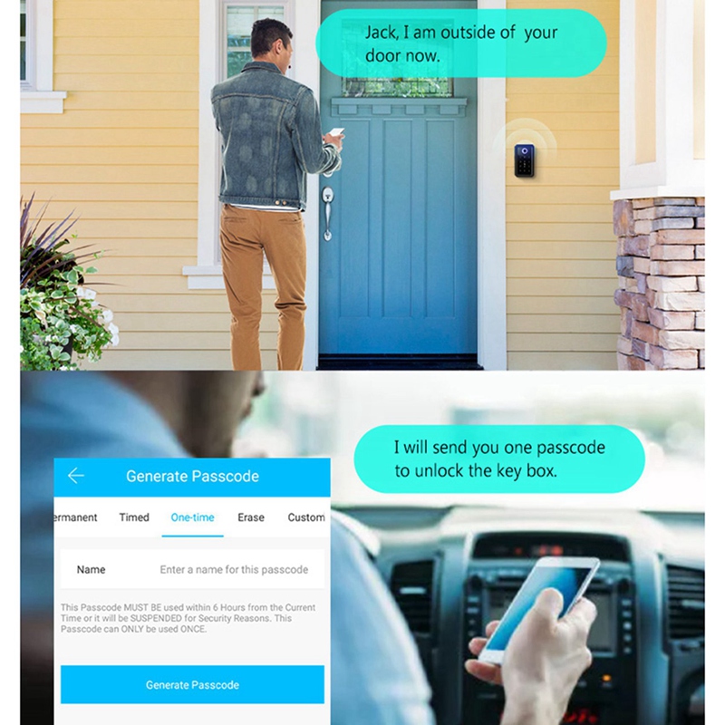 【Cake chaud】 10X boîte de verr - Smart Door Lock Wifi avis et prix